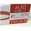 Image 2 : LED Ultra Slim Recess Lights-White Round 3in