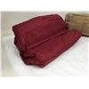 Image 2 : Pillow Pad Burgandy Deluxe Premium