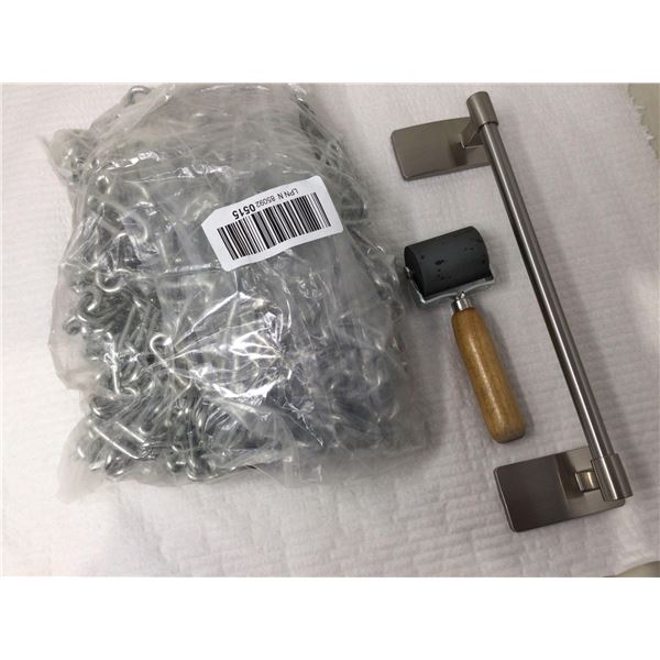 Lot of Chain, Finger Towel Holder and Print Roller