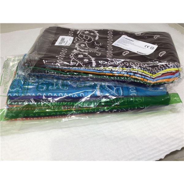 Lot of Assorted Bandanas