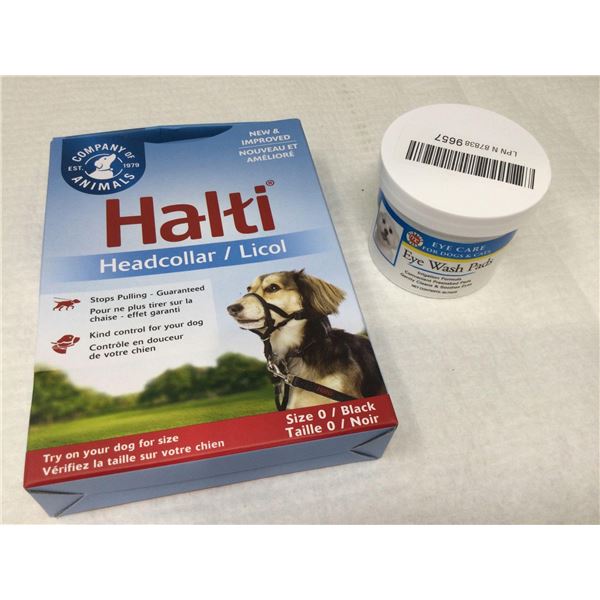 Halti Headcollar and Eye Wash Pads