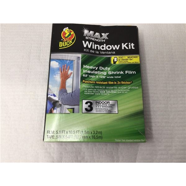 Max Strength Window Kit-Heavy Duty Insulating Shrink FilmÂ 