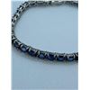 Image 2 : Natural Sapphire (12.68ct) Bracelet (~weight 11.83g), Suggested Retail Value $2,100.00Â 