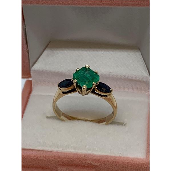 Natural Emerald (1.36ct) Ring (~weight 2.54g), Suggested Retail Value $6,700.00