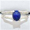 Image 1 : Silver Lapis Lazuli(1.5ct) Rhodium Plated Ring (~weight 2.4g), Suggested Retail Value $150