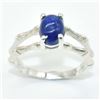 Image 2 : Silver Lapis Lazuli(1.5ct) Rhodium Plated Ring (~weight 2.4g), Suggested Retail Value $150