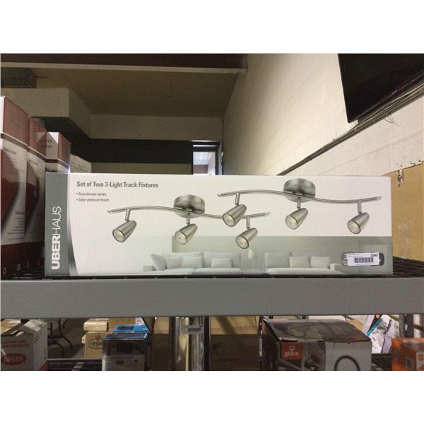 UberHaus Set of Two 3-Light Track Fixtures