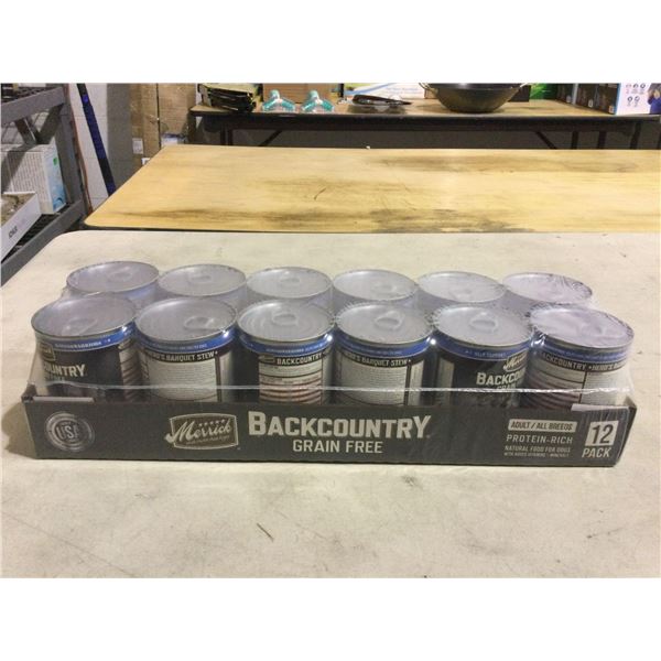Merrick Backcountry Grain Free Wet Dog Food (12 x 12.7oz)Â 