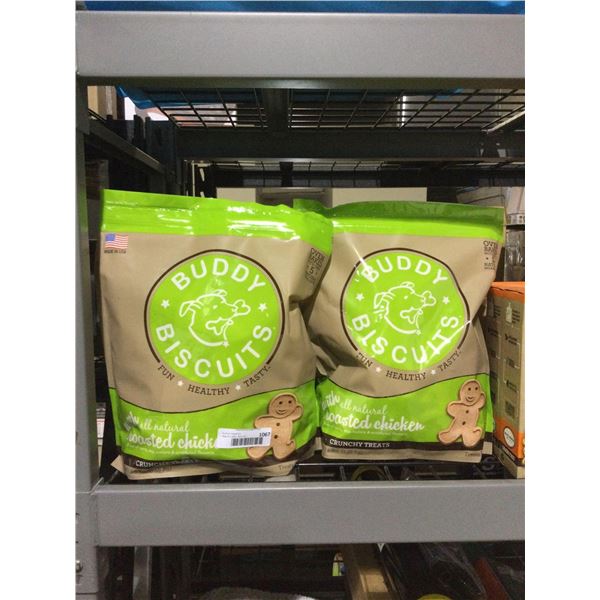 Buddy Biscuits Roasted Chicken Dog Treats (1.58kg) Lot of 2