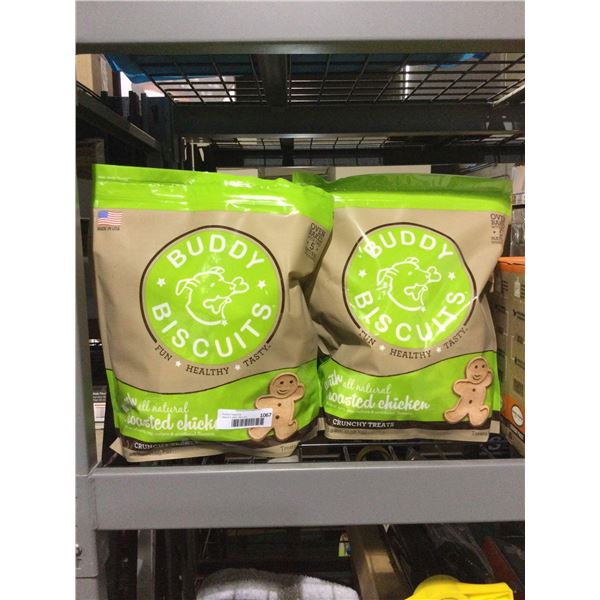 Buddy Biscuits Roasted Chicken Dog Treats (1.58kg) Lot of 2