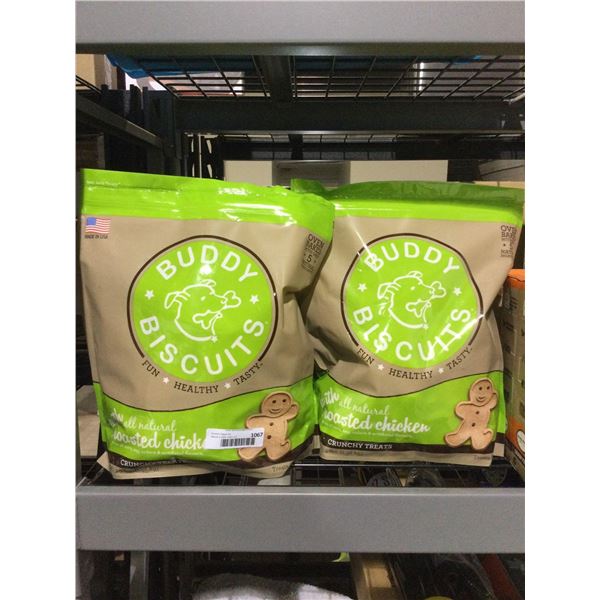 Buddy Biscuits Roasted Chicken Dog Treats (1.58kg) Lot of 2