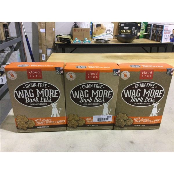 Cloud Star Grain Free Dog Biscuits (396g) Lot of 3