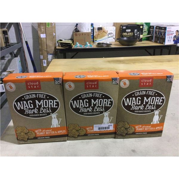 Cloud Star Grain Free Dog Biscuits (396g) Lot of 3