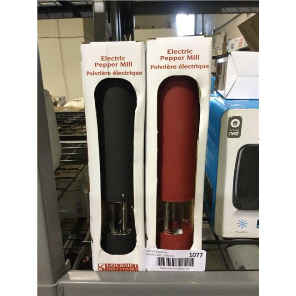 Electric Pepper Mill Lot of 2
