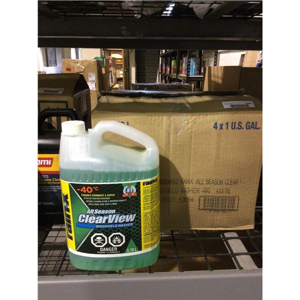 Case of Assorted All Season Washer Fluid (4 x 3.78L)Â 