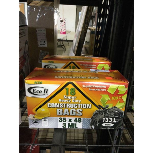 Eco II Super Heavy Duty Construction Bags (133L)Â 