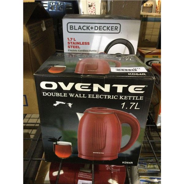 OventeÂ 1.7L Double Wall Electric KettleÂ 