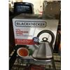 Image 1 : Black and Decker 1.7L Stainless Steel Electric Cordless KettleÂ 
