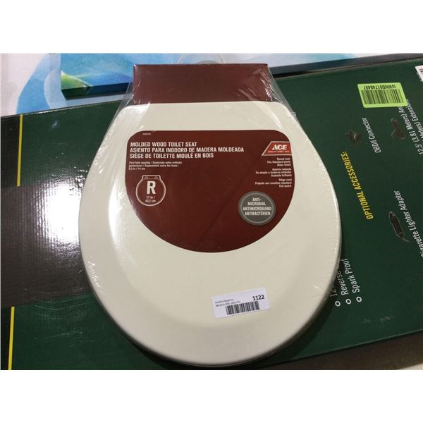 Ace Molded Wood Round Toilet Seat