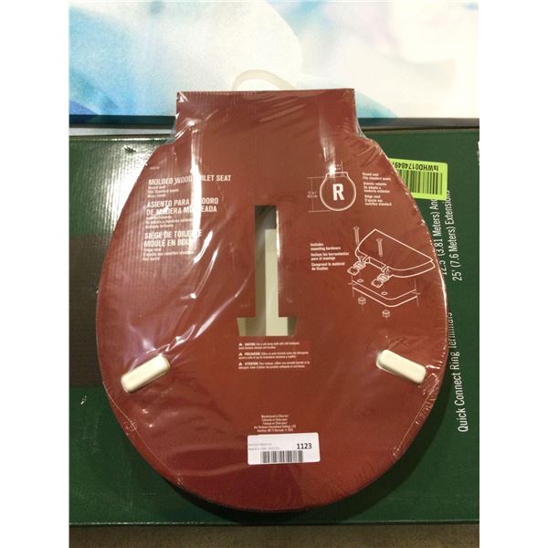 Ace Molded Wood Round Toilet Seat