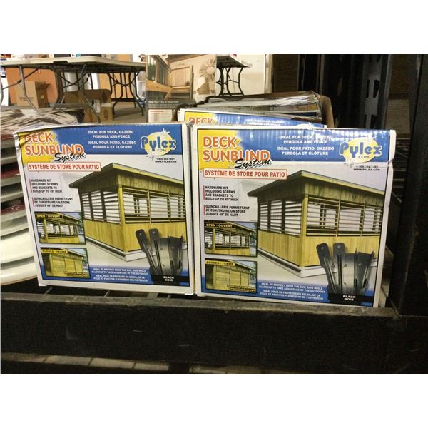 Pylex Deck Sunblind System Hardware Kit Lot of 2Â 
