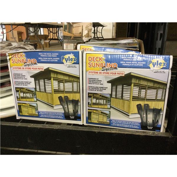 Pylex Deck Sunblind System Hardware Kit Lot of 2