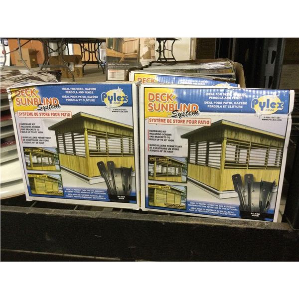 Pylex Deck Sunblind System Hardware Kit Lot of 2