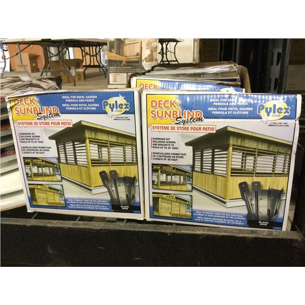 Pylex Deck Sunblind System Hardware Kit Lot of 2