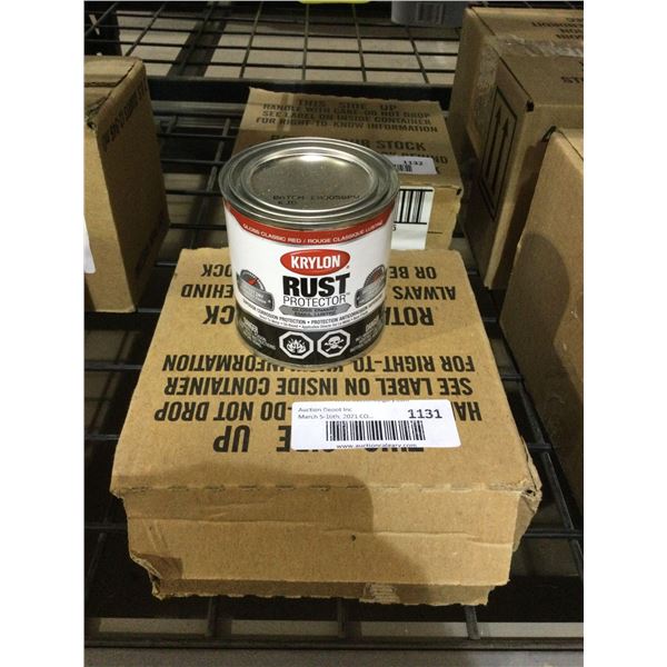 Case of Krylon Gloss Classic Red Enamel (4 x 236mL)