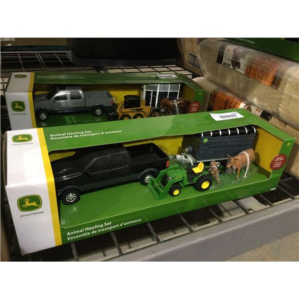 John Deere Animal Hauling Toy SetÂ 