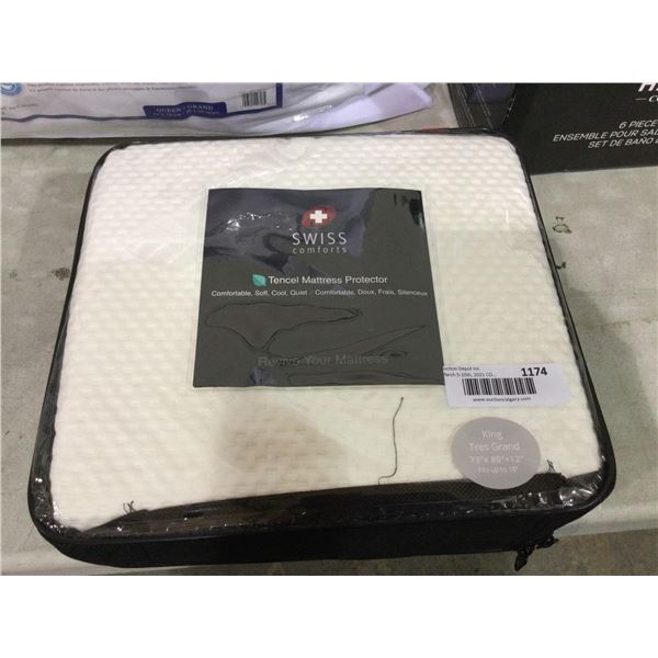 Swiss King SizeÂ Mattress ProtectorÂ 