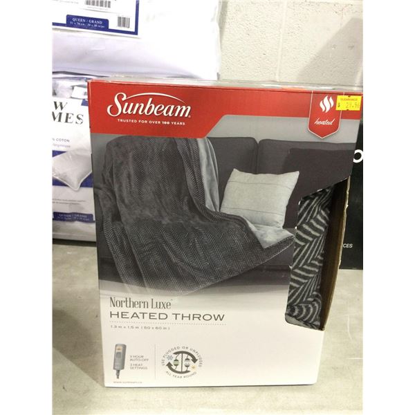 Sunbeam Heated Throw Blanket (50in x 60in)Â 