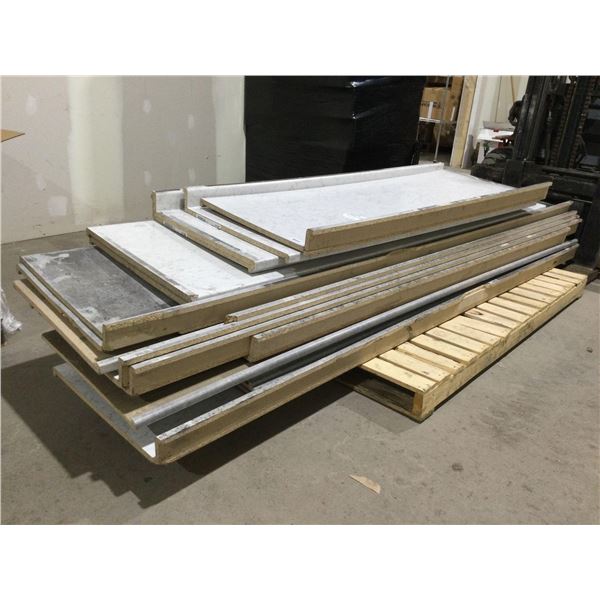 Pallet of BelangerÂ Countertops Assorted SizesÂ 