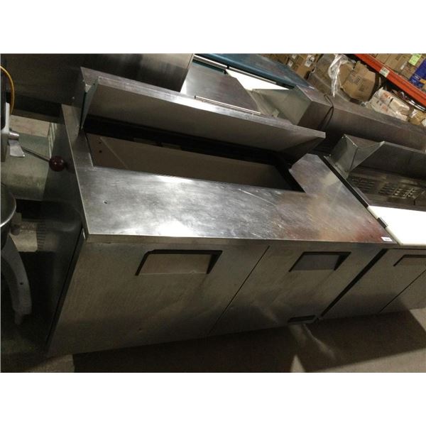 True Manufacturing 60 12 Pan Salad/Sandwich Prep Table - Model:Â TSSU-60-12Â 