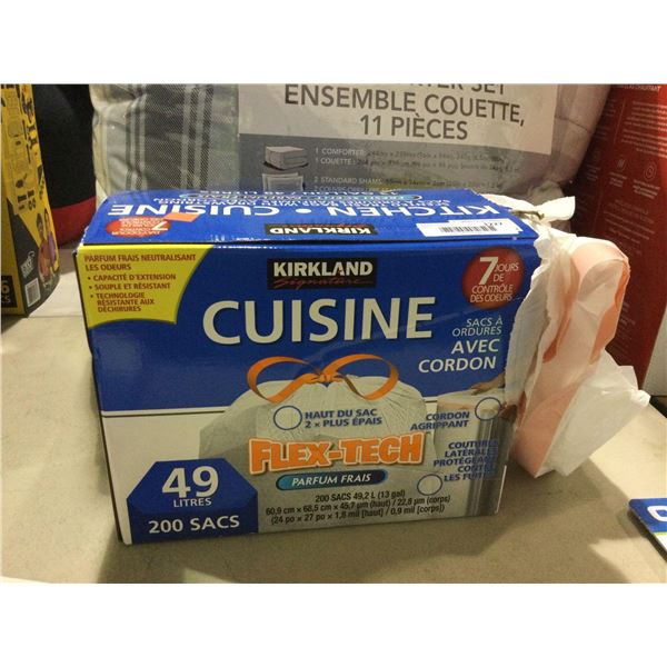 Kirkland Flex-Tech 13 Gallon Garbage Bags