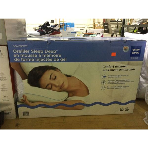 Novaform Sleep Deep Queen Size Gel Memory Foam PillowÂ 