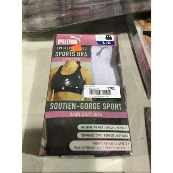 Puma Sports Bra 2-Pack - L/G