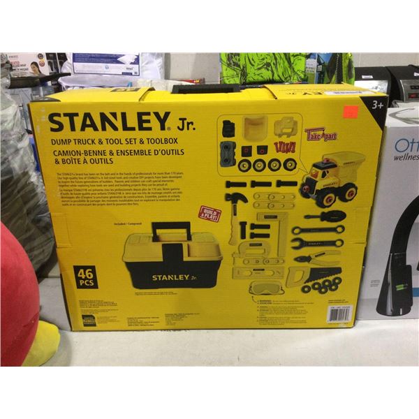 Stanley Jr Dump Truck and Kids Toy Tool SetÂ 