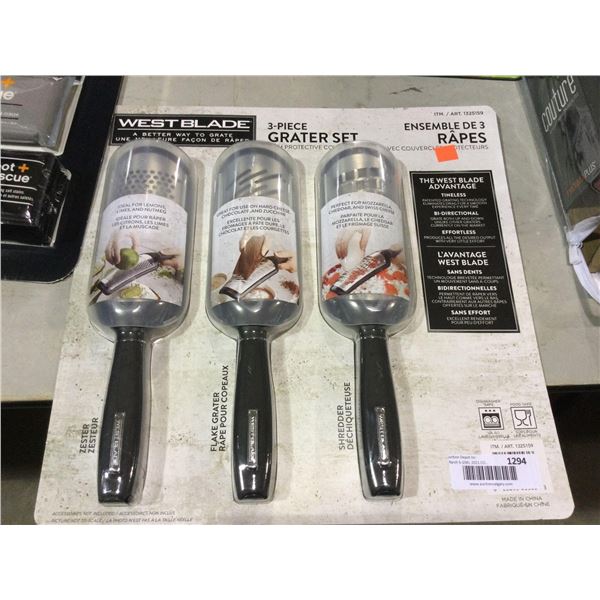 West Blade 3-Piece Grater SetÂ 