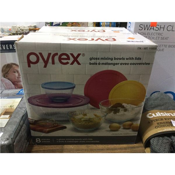 Pyrex Glass Mixing Bowl Set