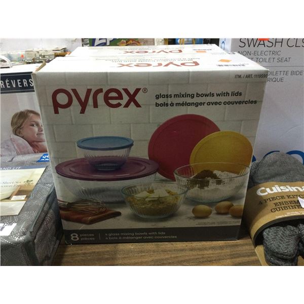 Pyrex Glass Mixing Bowl Set