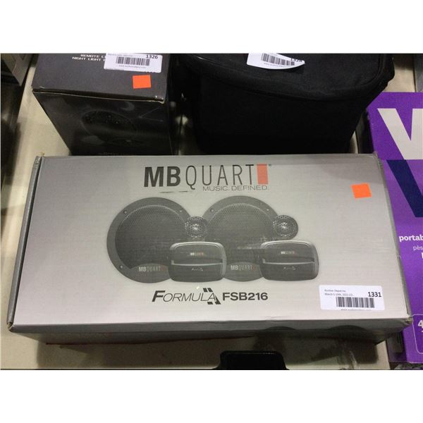MB Quart Formula FSB216Â 2-Way Component Speaker System