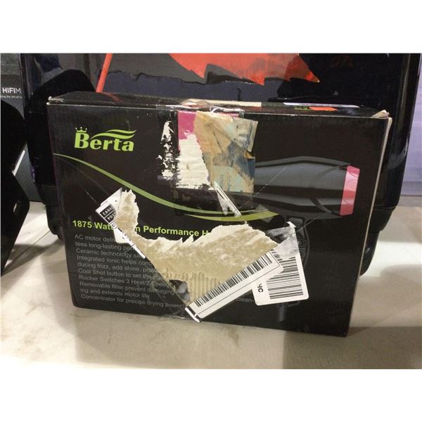 Berta Professional Hair DryerÂ 