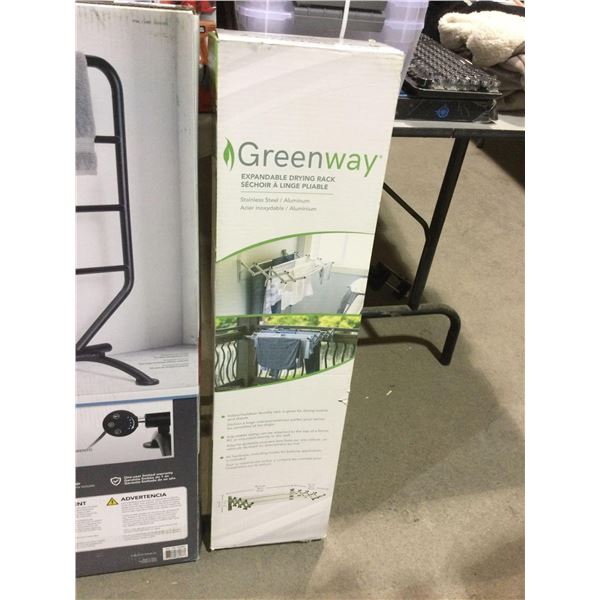Greenway Expandable Drying Rack (8.7in x 34in x 24in)Â 