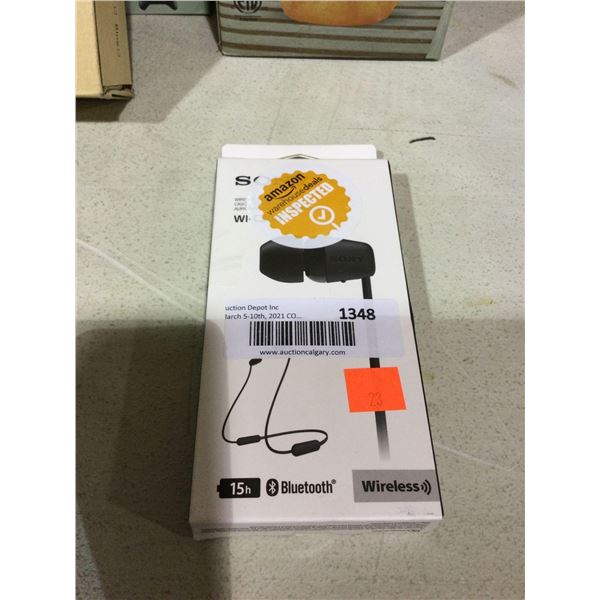 Sony Wirelss In-ear Bluetooth HeadphonesÂ 
