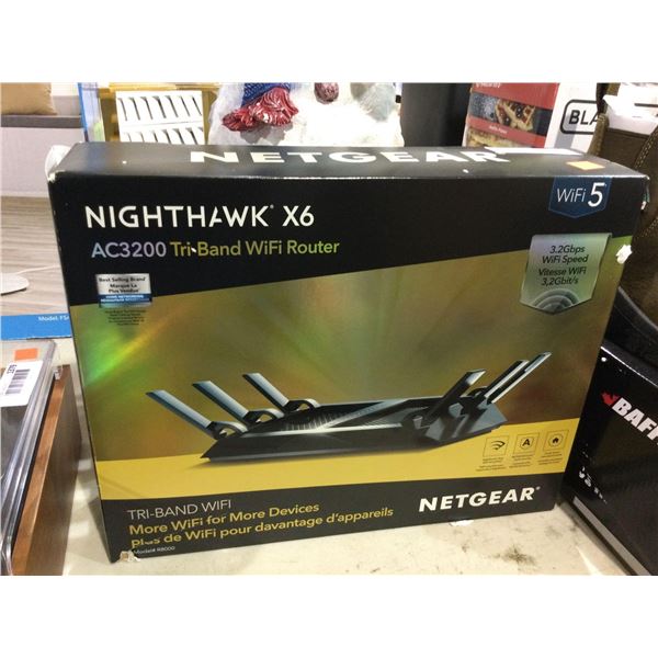 Netgear Nighthawk X6 AC3200 Tri-Band WiFi RouterÂ 