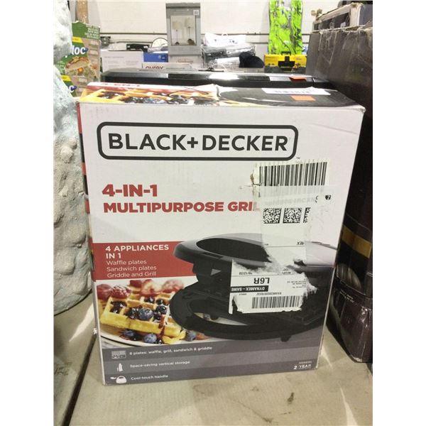 Black and Decker 4-in-1 Multipurpose GrillÂ 