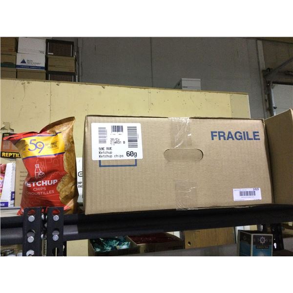 Case of 59th Street Ketchup Chips (30 x 60g)Â 