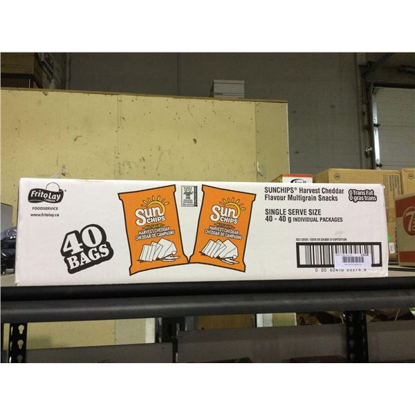 Case of Sunchips Harvest Cheddar (40 x 40g)Â 