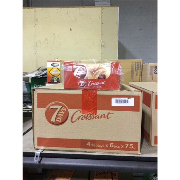 Case of 7 Days Cocoa Filled Croissants (4 x 6 x 75g)